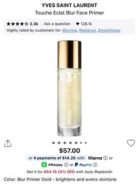 Yves Saint Laurent Touche Eclat Blur Face Primer